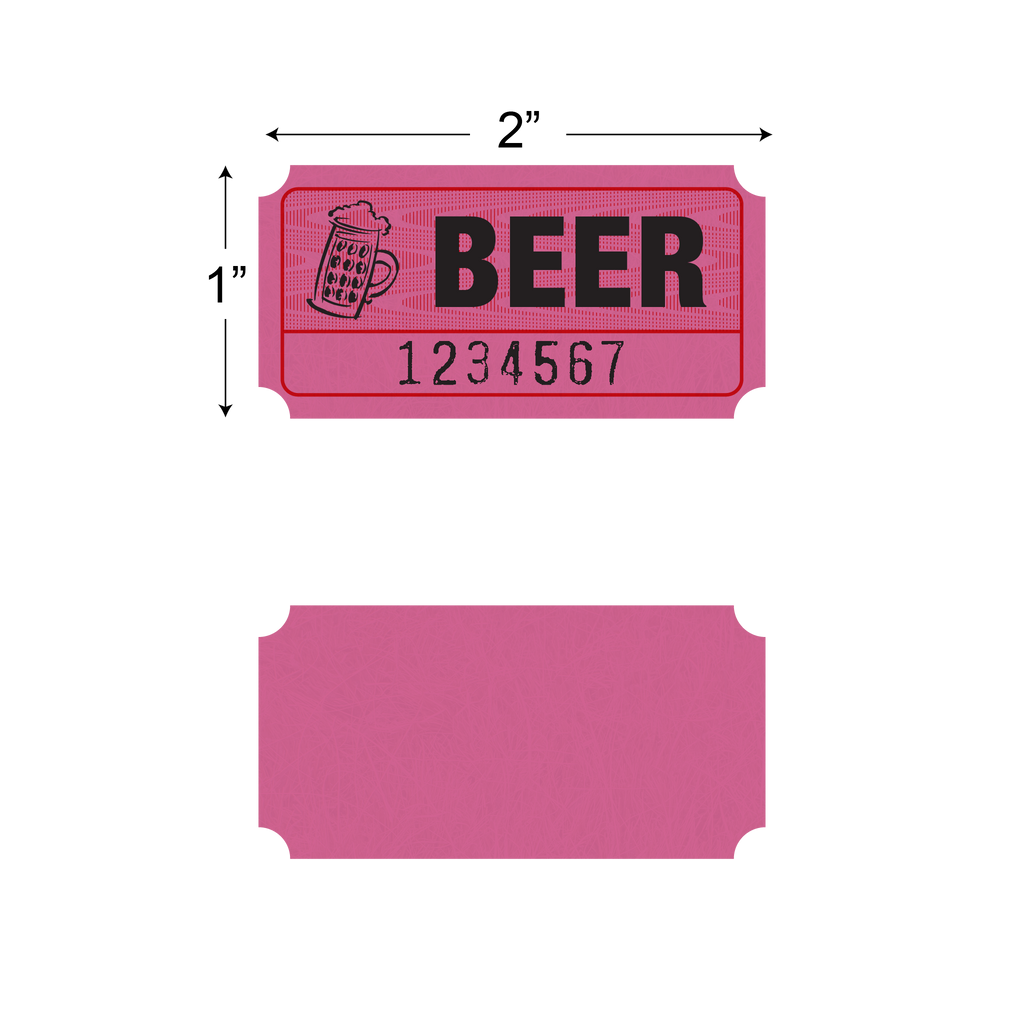 Roll Tickets - Beer (1,000/roll)