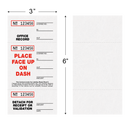 Valet / Flat Parking Ticket (3-Part)