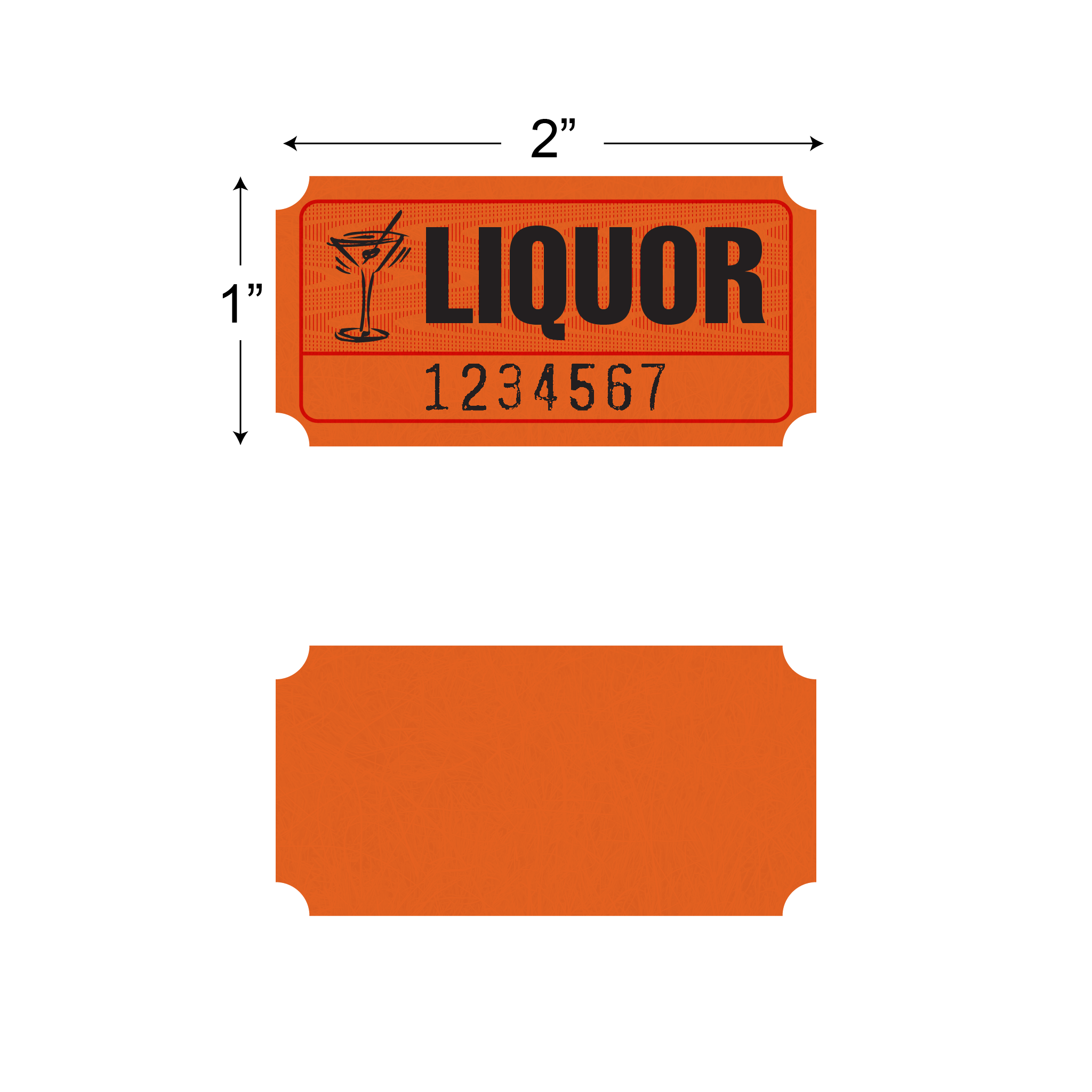 Roll Tickets - Liquor (1,000/roll)