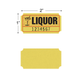 Liquor Roll Tickets (1,000/roll)