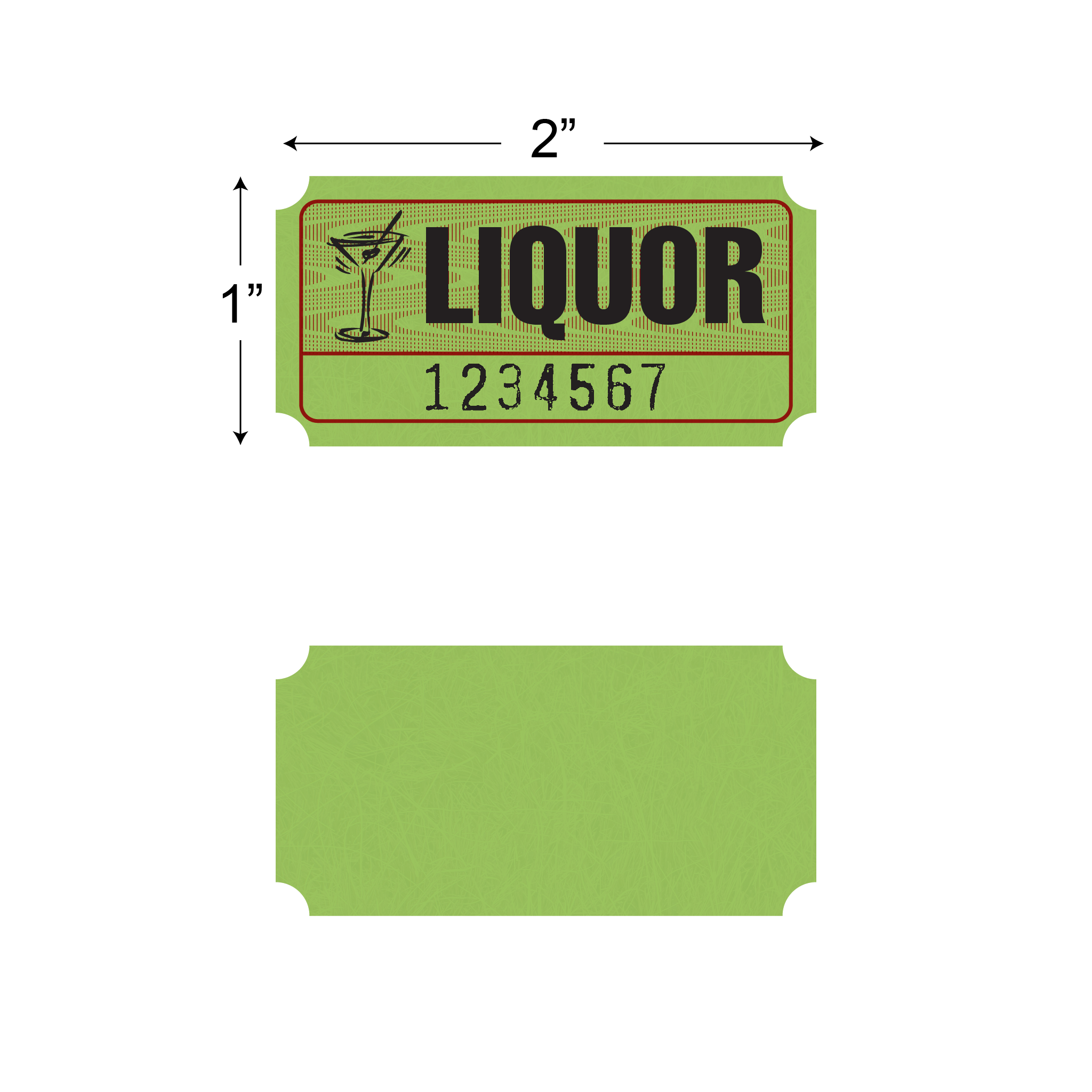 Roll Tickets - Liquor (1,000/roll)