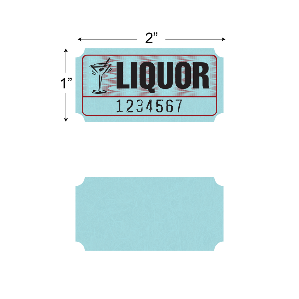 Roll Tickets - Liquor (1,000/roll)