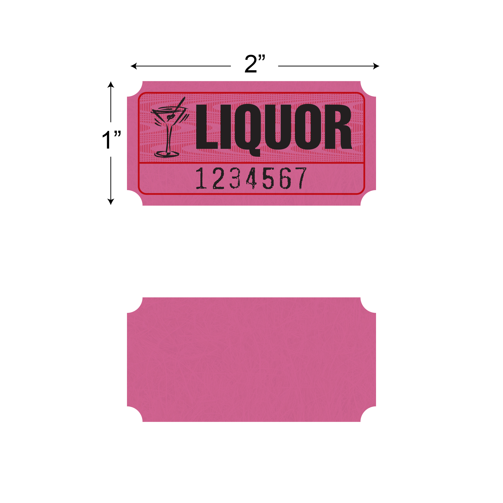 Roll Tickets - Liquor (1,000/roll)