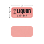 Roll Tickets - Liquor (1,000/roll)