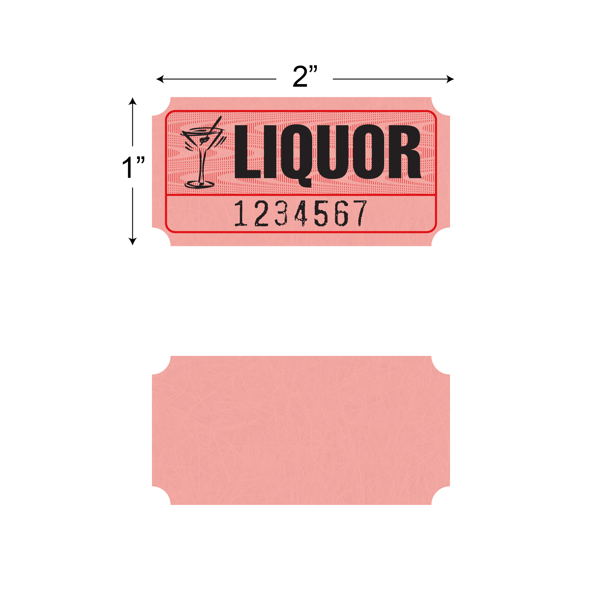 Roll Tickets - Liquor (1,000/roll)