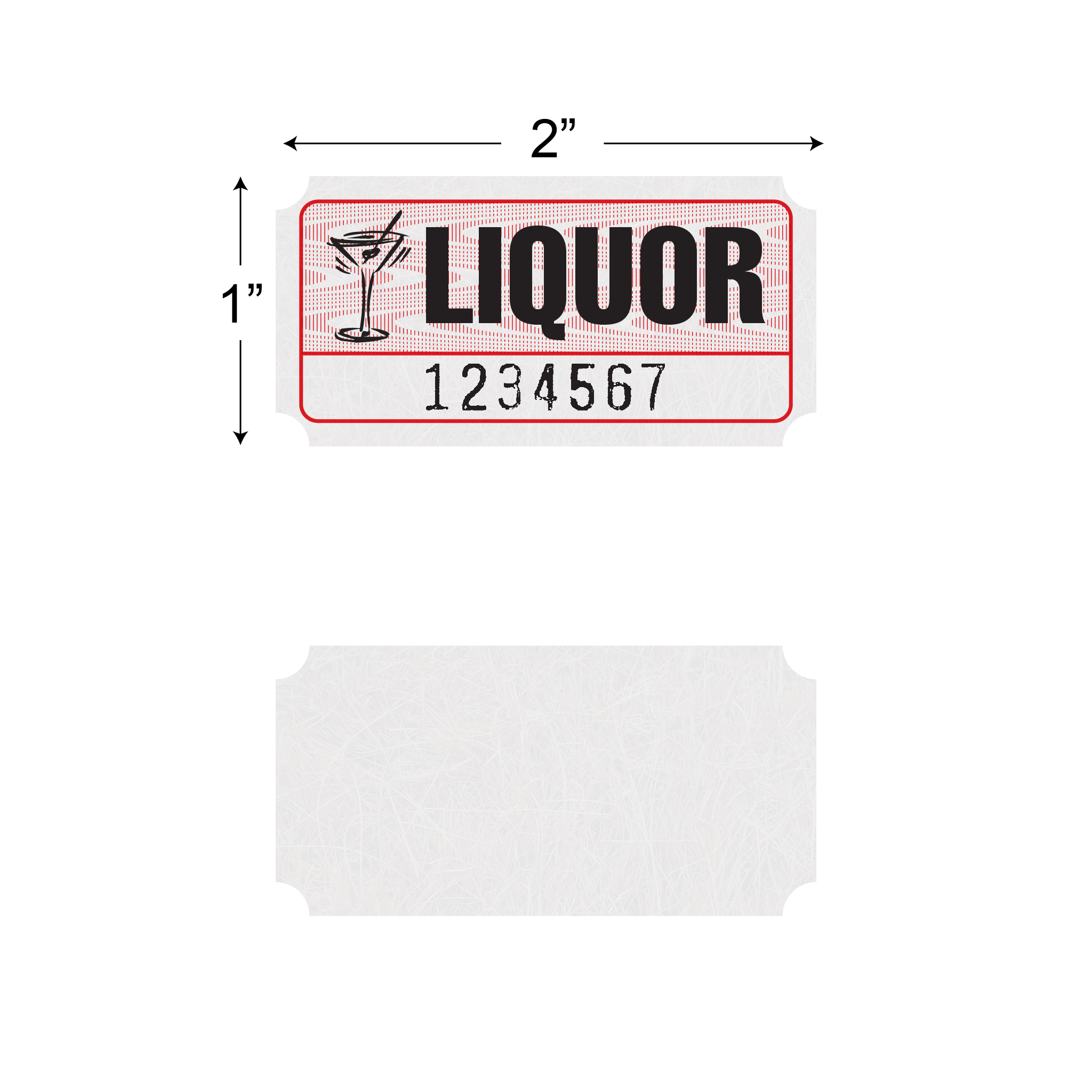 Roll Tickets - Liquor (1,000/roll)