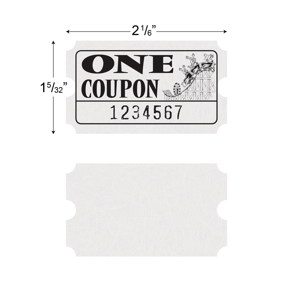 Redemption Tickets (Skeeball / Arcade)