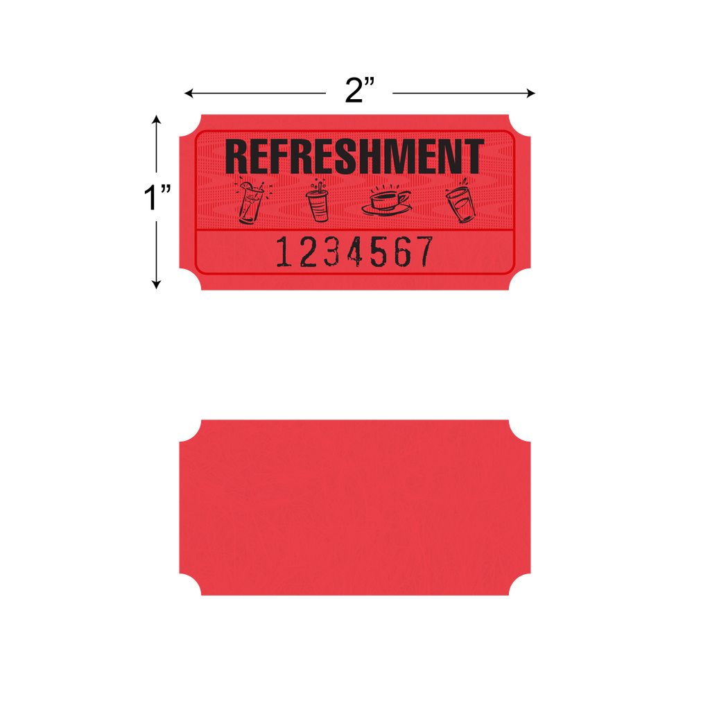 Roll Tickets - Refreshment (1,000/roll)