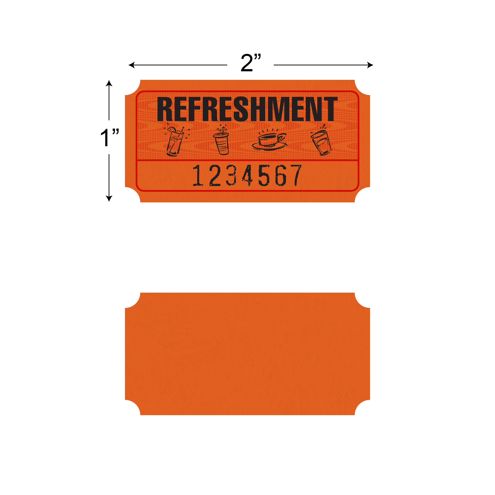 Roll Tickets - Refreshment (1,000/roll)
