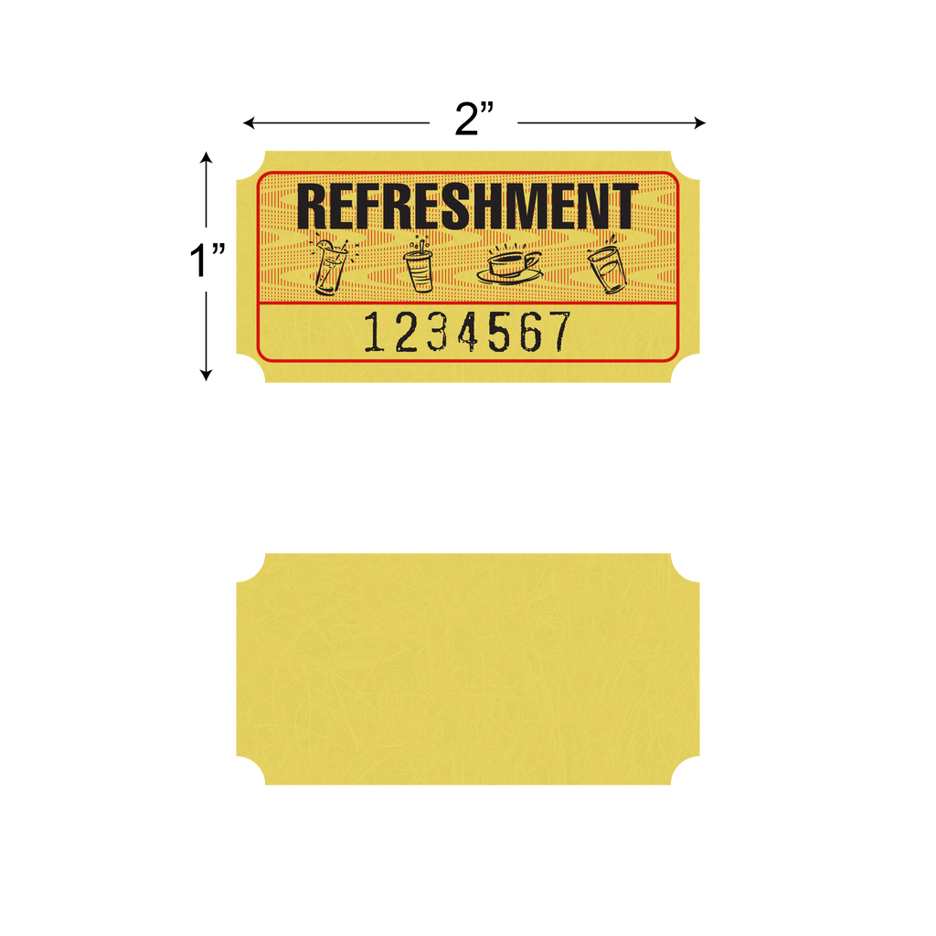 Roll Tickets - Refreshment (1,000/roll)