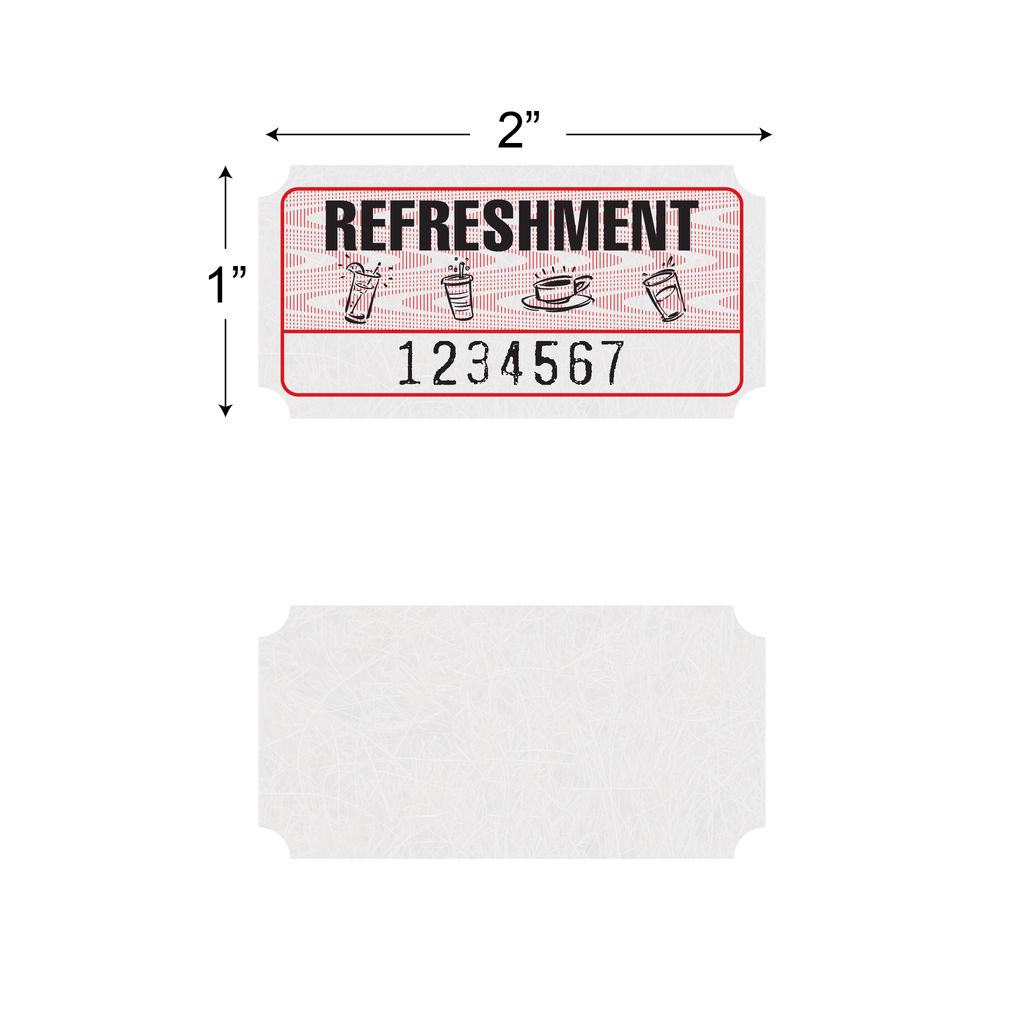 Roll Tickets - Refreshment (1,000/roll)