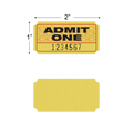 Admit One Roll Tickets (1,000/roll)