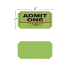 Admit One Roll Tickets (1,000/roll)