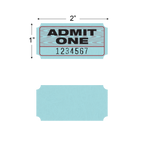 Admit One Roll Tickets (1,000/roll)