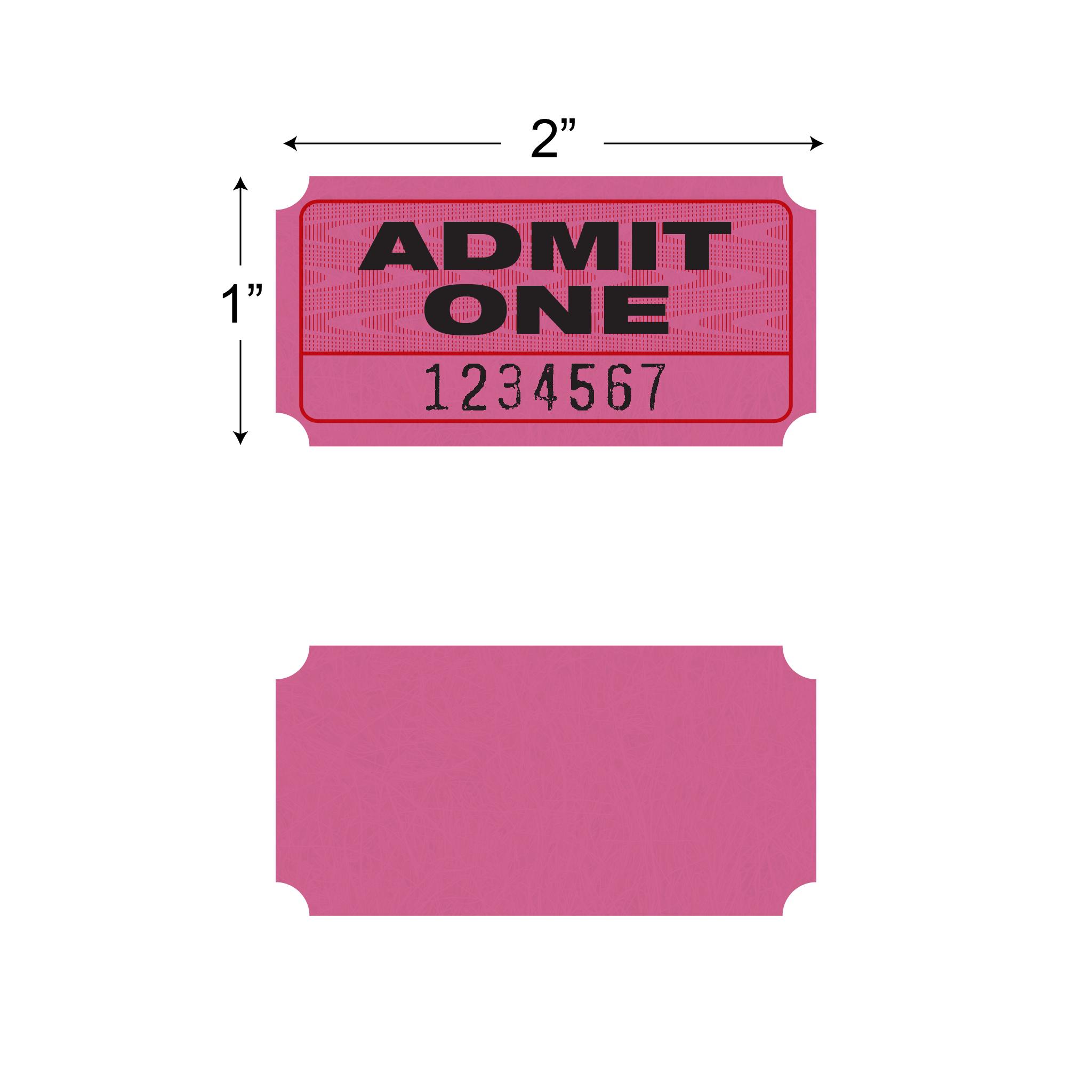 Admit One Roll Tickets (1,000/roll)