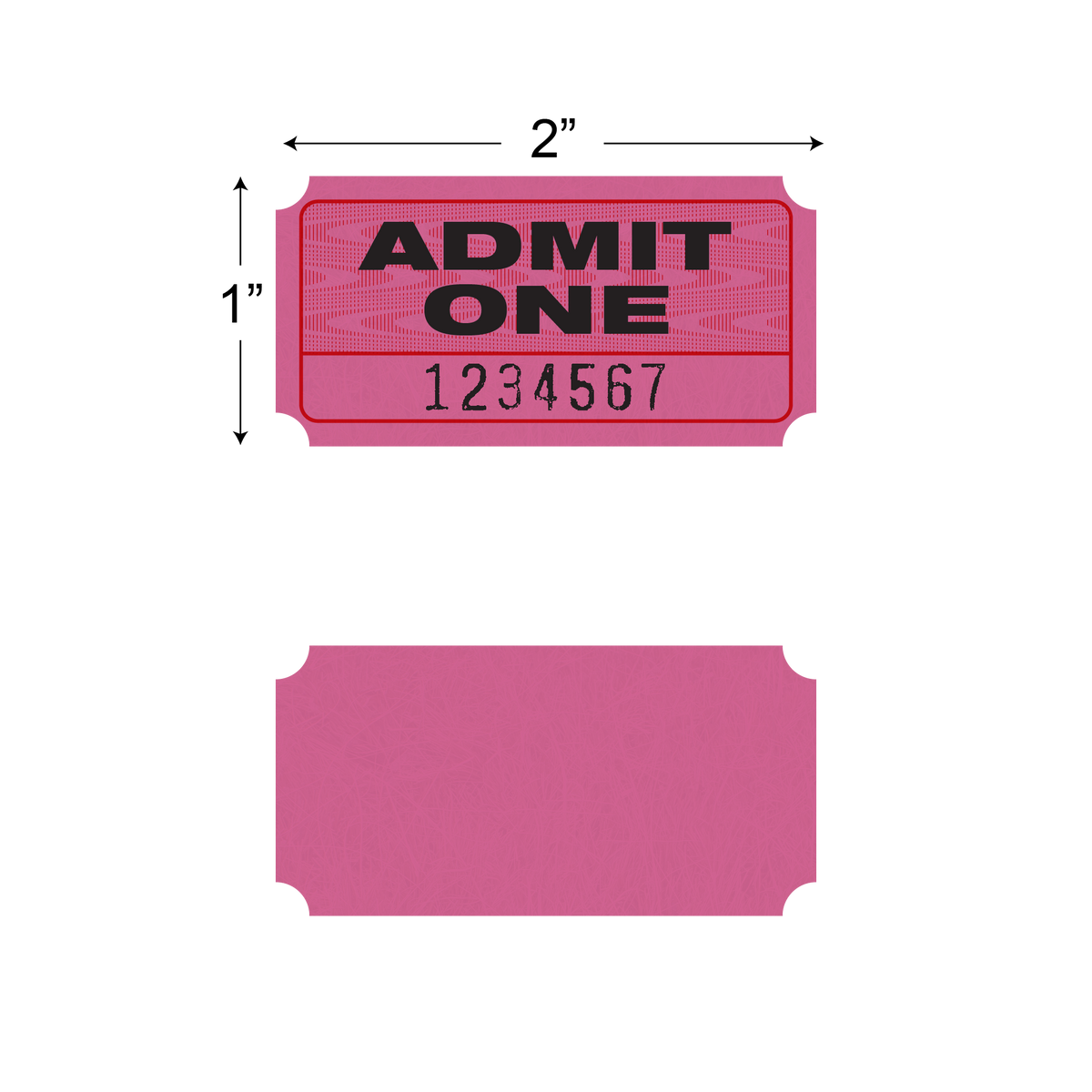 Admit One Blank