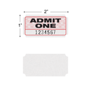 Admit One Roll Tickets (1,000/roll)