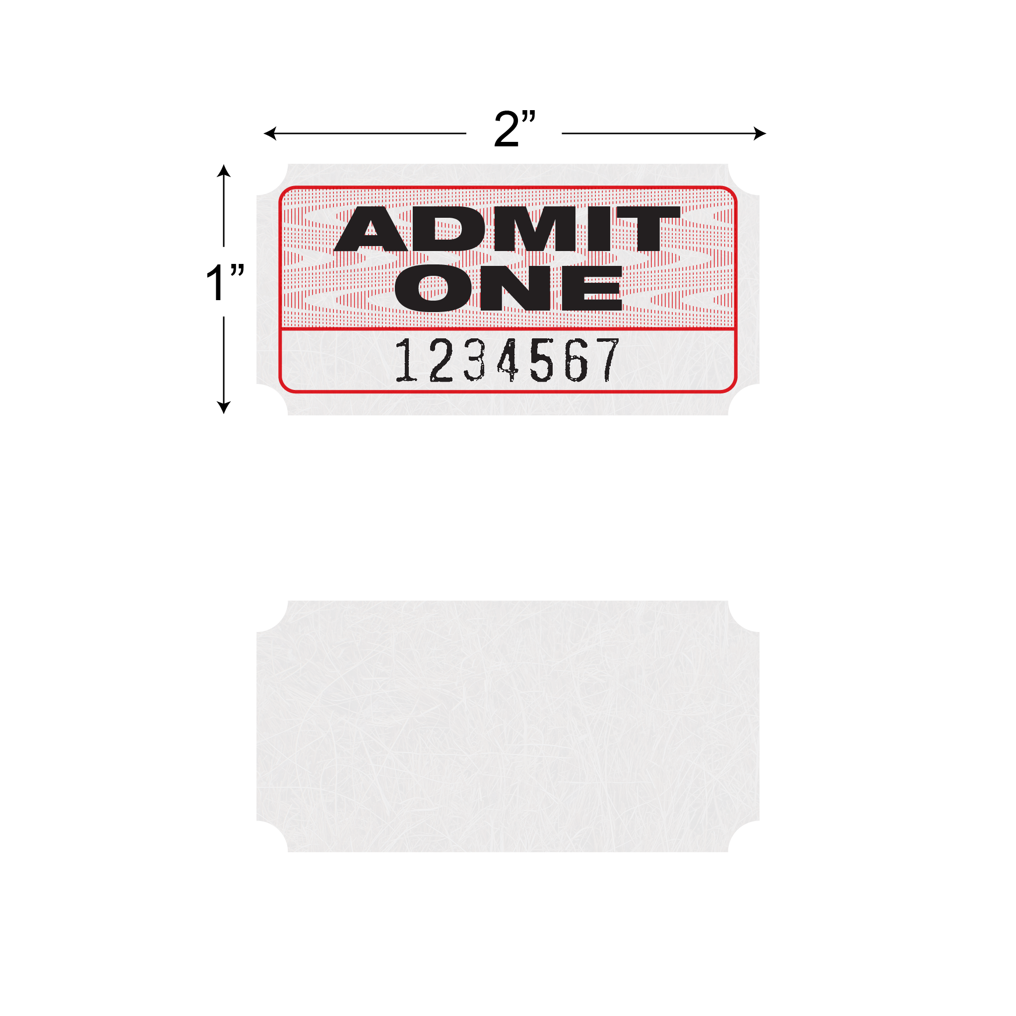 Admit One Roll Tickets (1,000/roll)