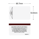 Federal SST Thermal Parking Tickets (Magstripe with Disclaimer)