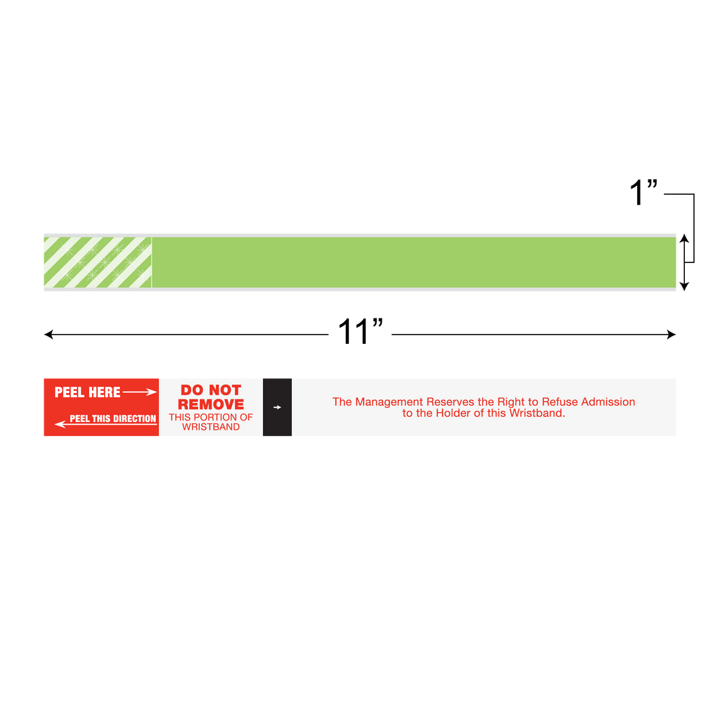 Wristbands (Direct Thermal Roll)