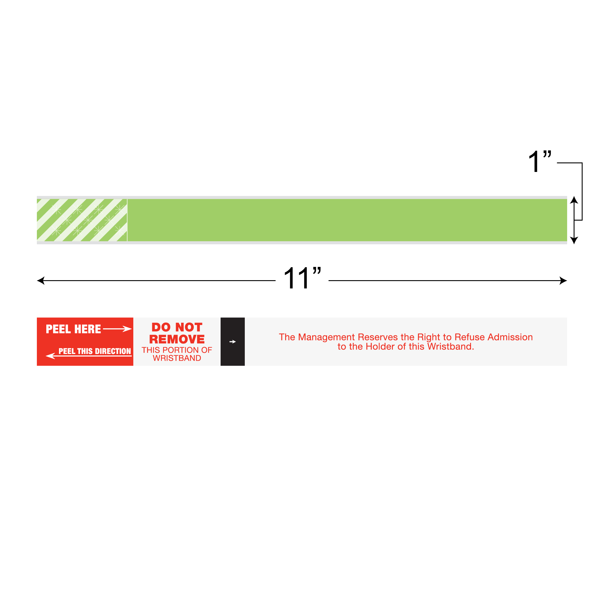 Wristbands (Direct Thermal Roll)
