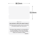 SkiData TK Unlimited Thermal Parking Tickets