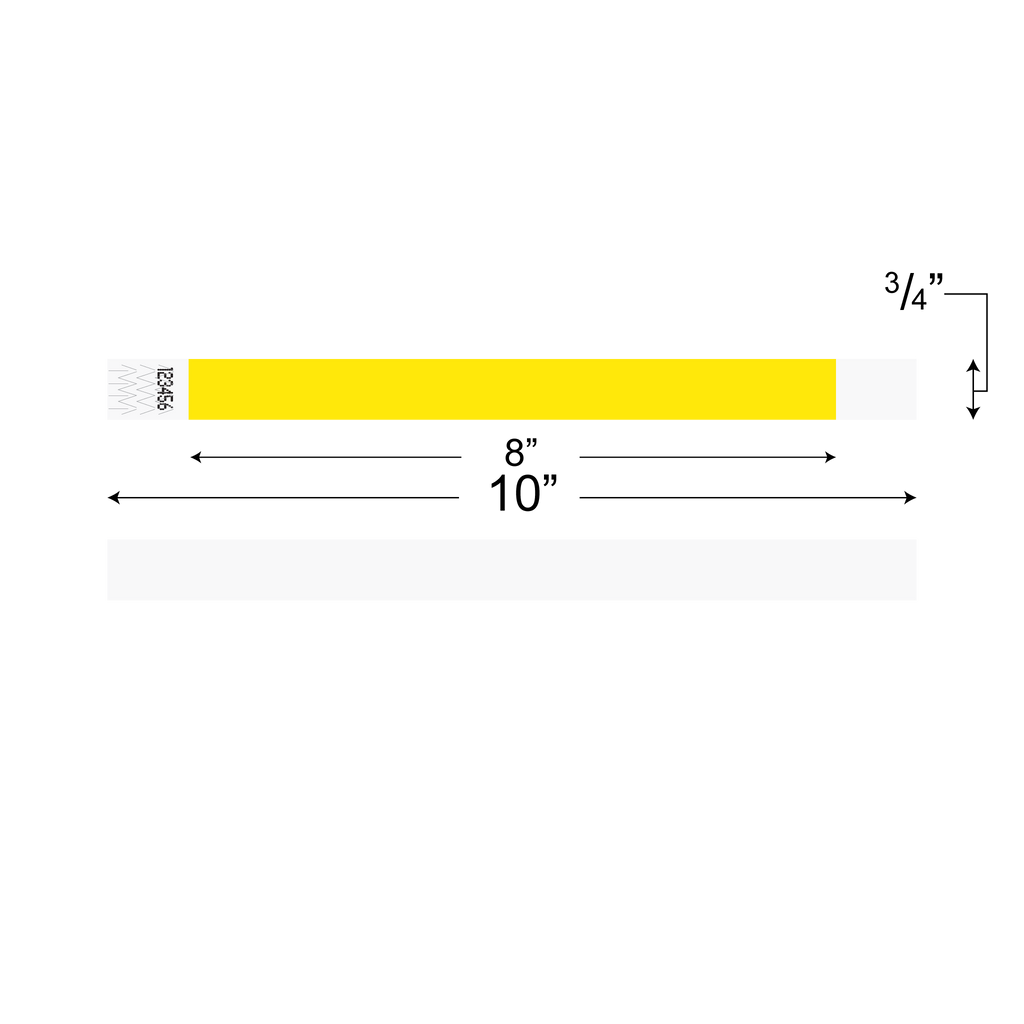 Wristbands (Tyvek 3/4”)