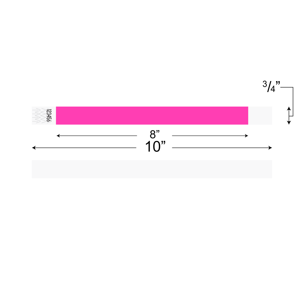 Wristbands (Tyvek 3/4”)