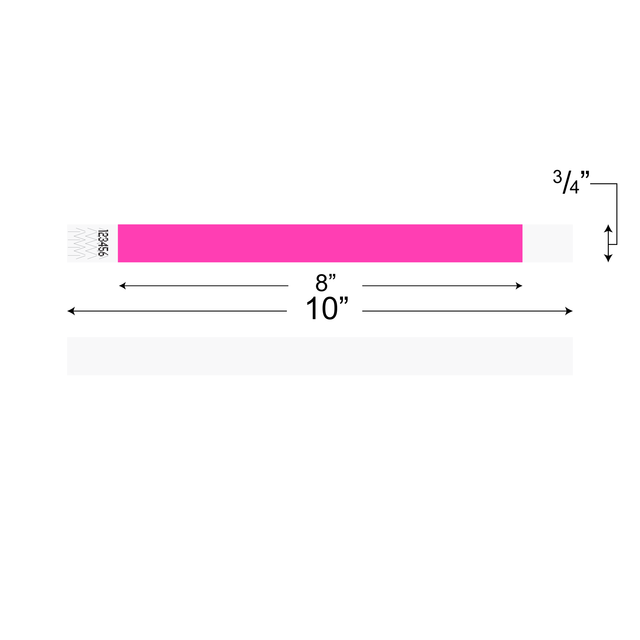 Wristbands (Tyvek 3/4”)