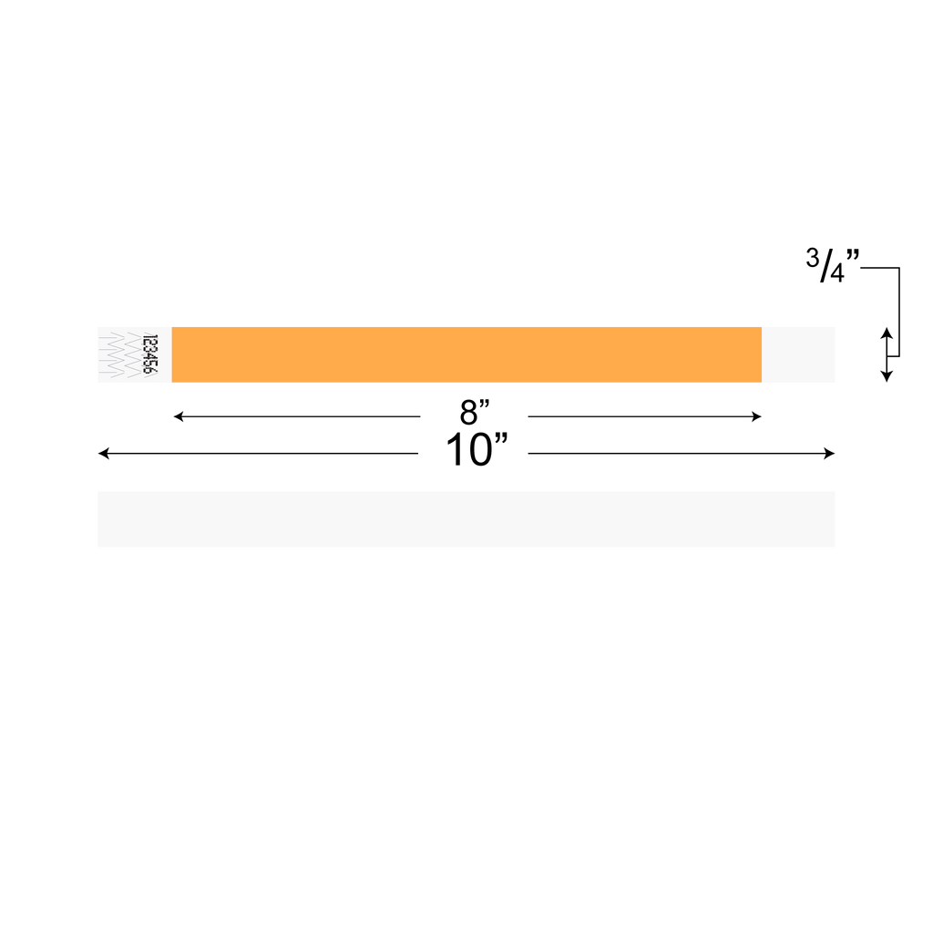 Wristbands (Tyvek 3/4”)