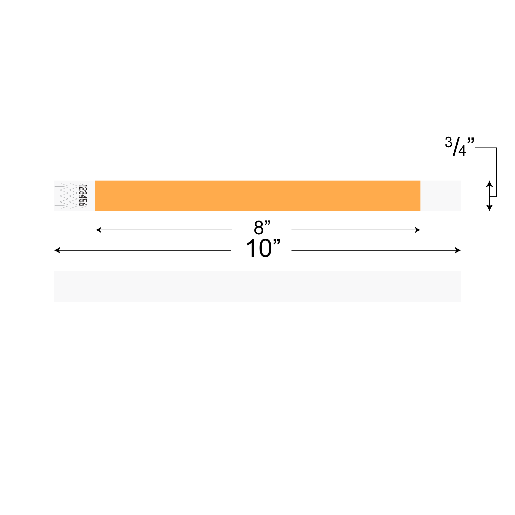 Wristbands (Tyvek 3/4”)