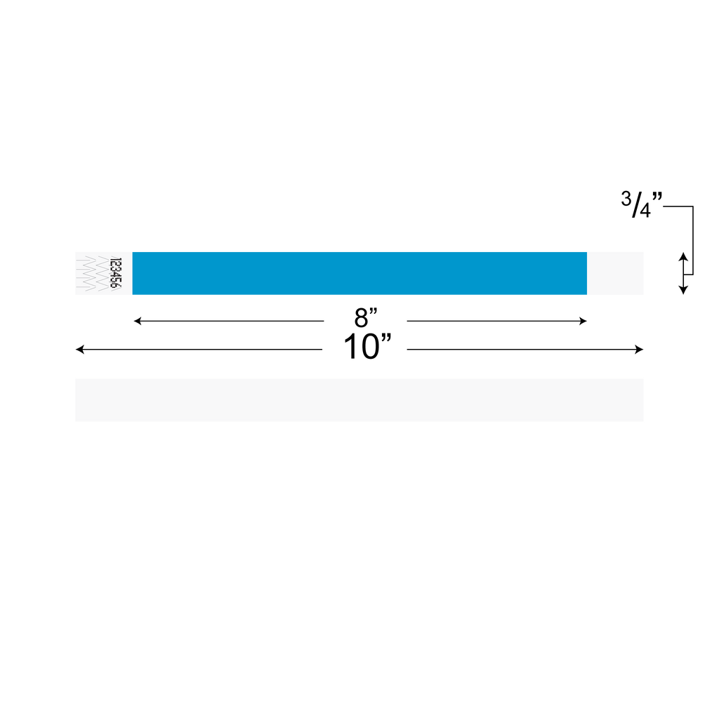 Wristbands (Tyvek 3/4”)