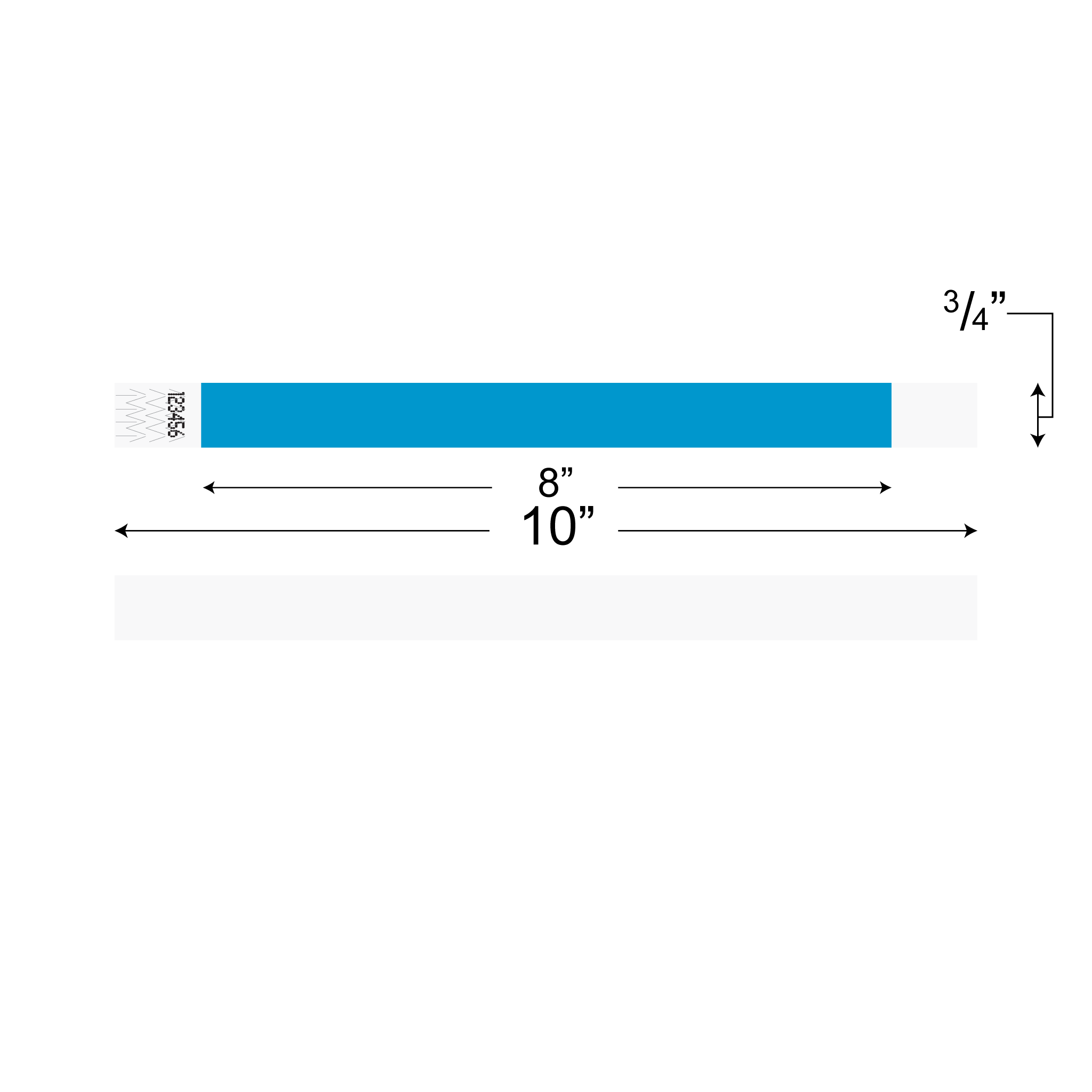 Wristbands (Tyvek 3/4”)