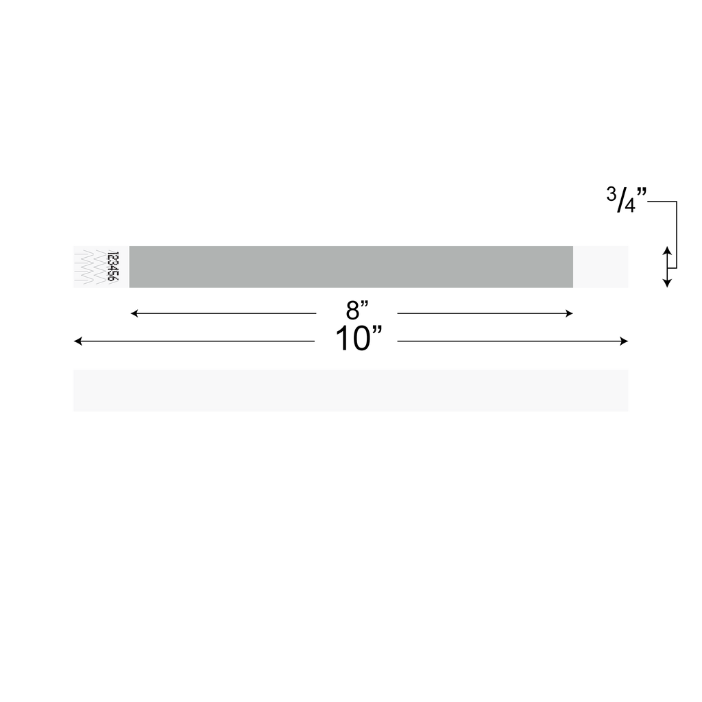 Wristbands (Tyvek 3/4”)
