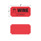 Roll Tickets - Wine (1,000/roll)