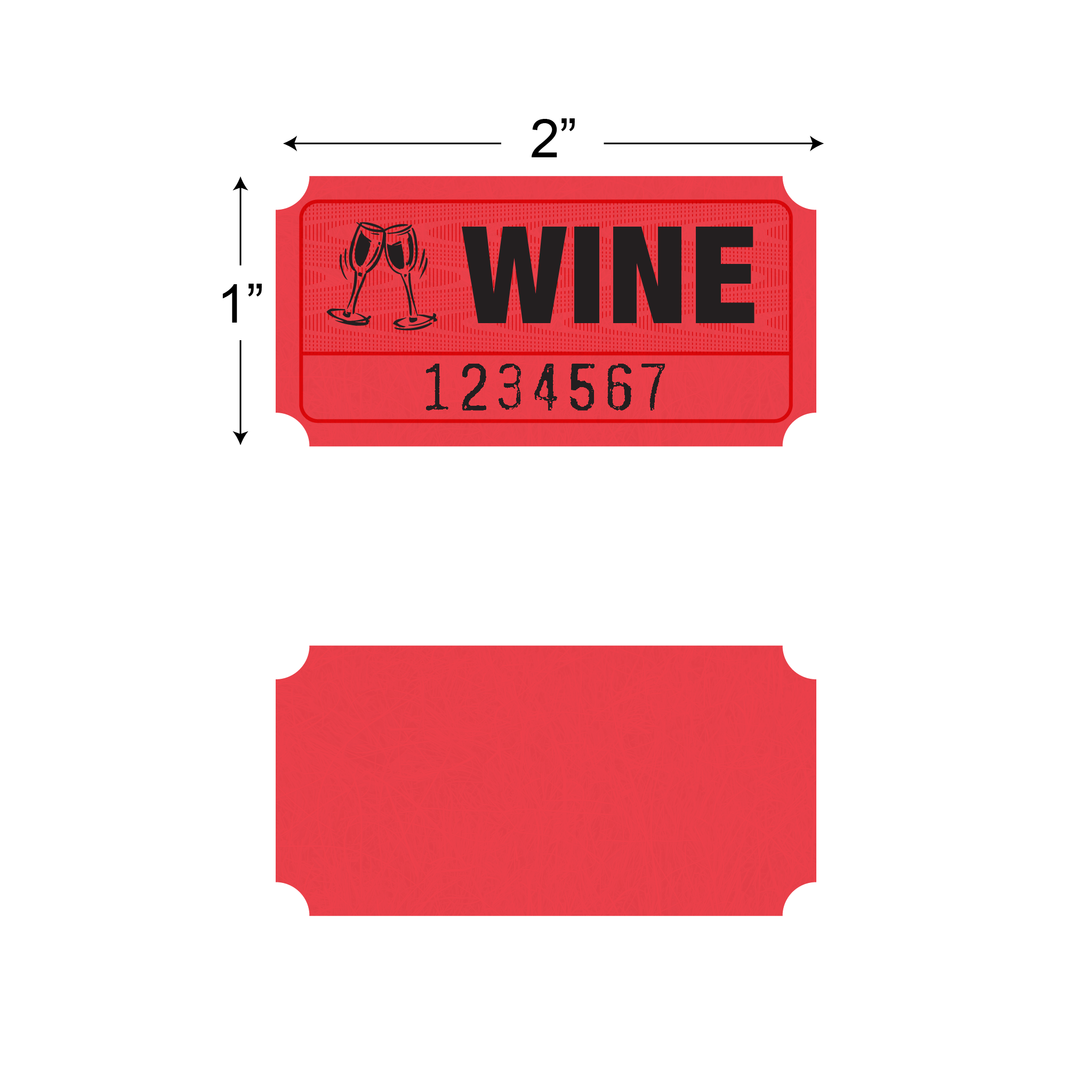 Roll Tickets - Wine (1,000/roll)