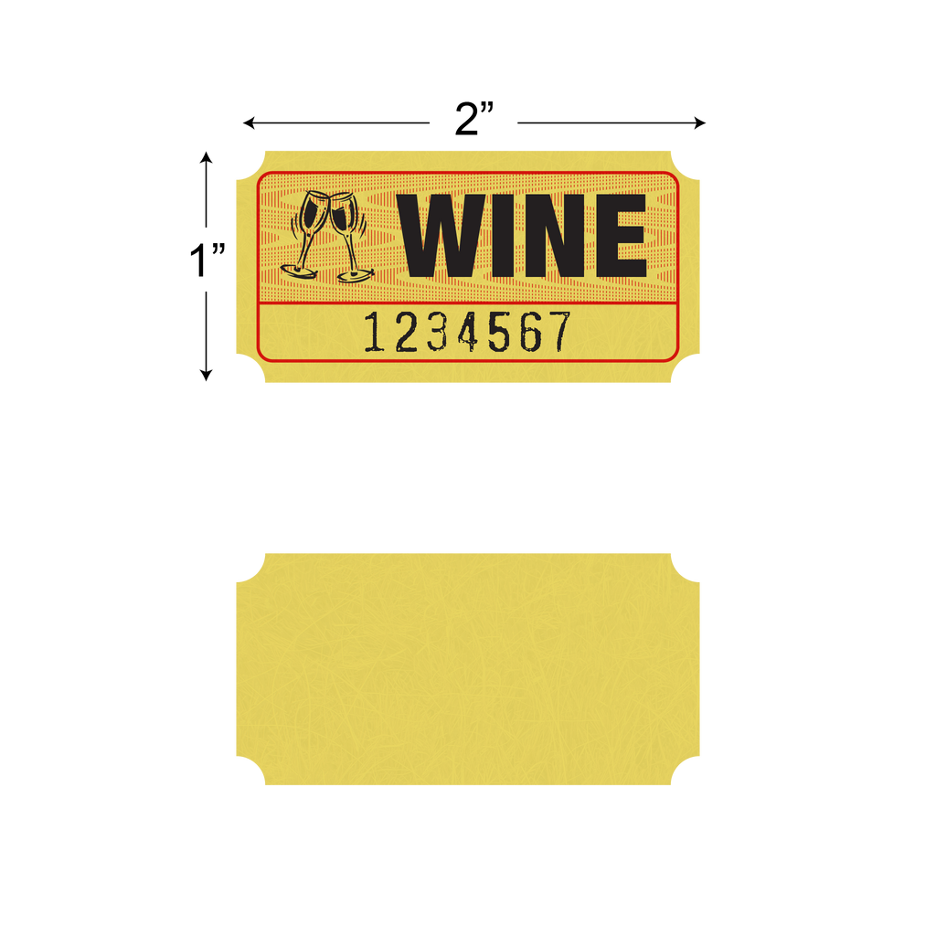 Roll Tickets - Wine (1,000/roll)