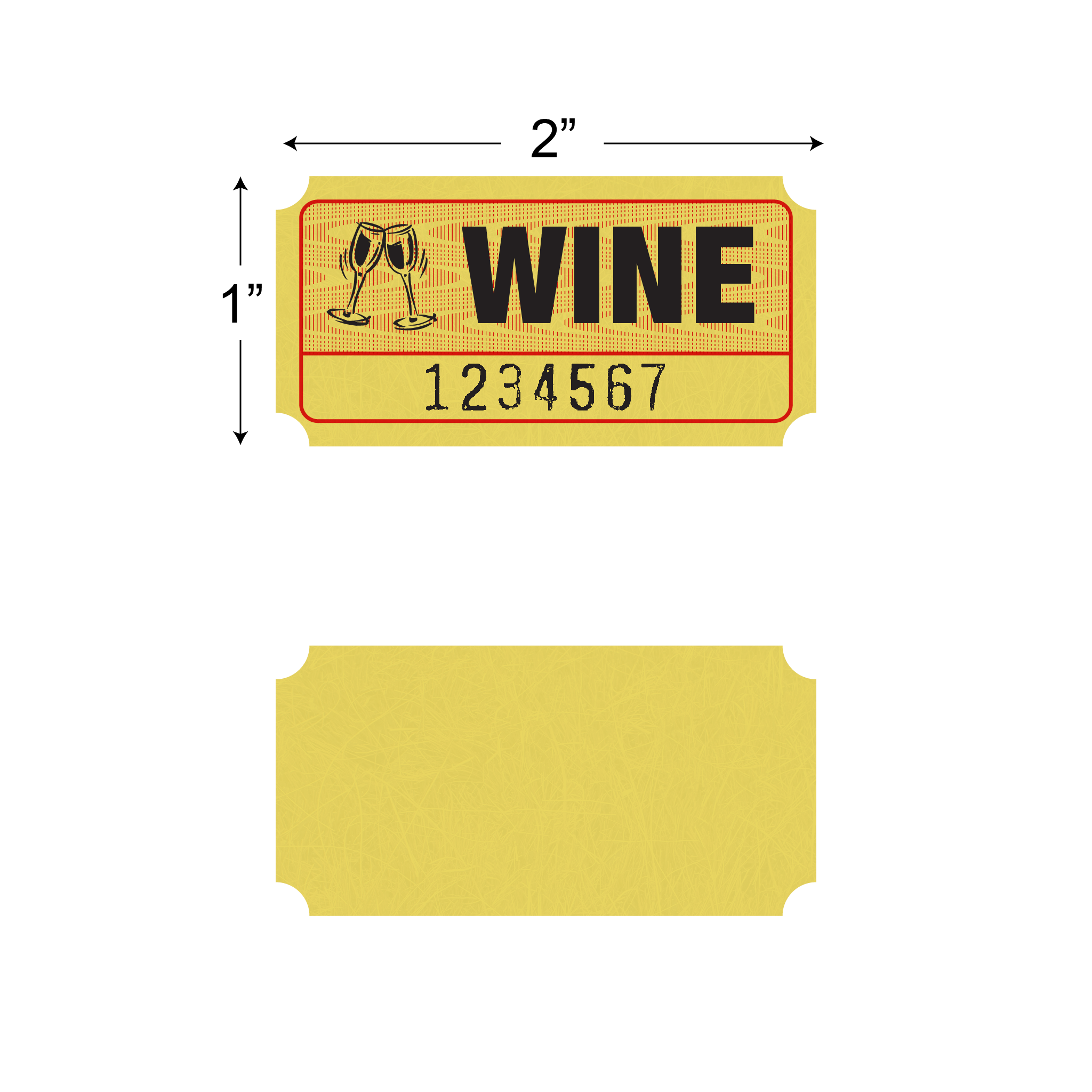 Roll Tickets - Wine (1,000/roll)