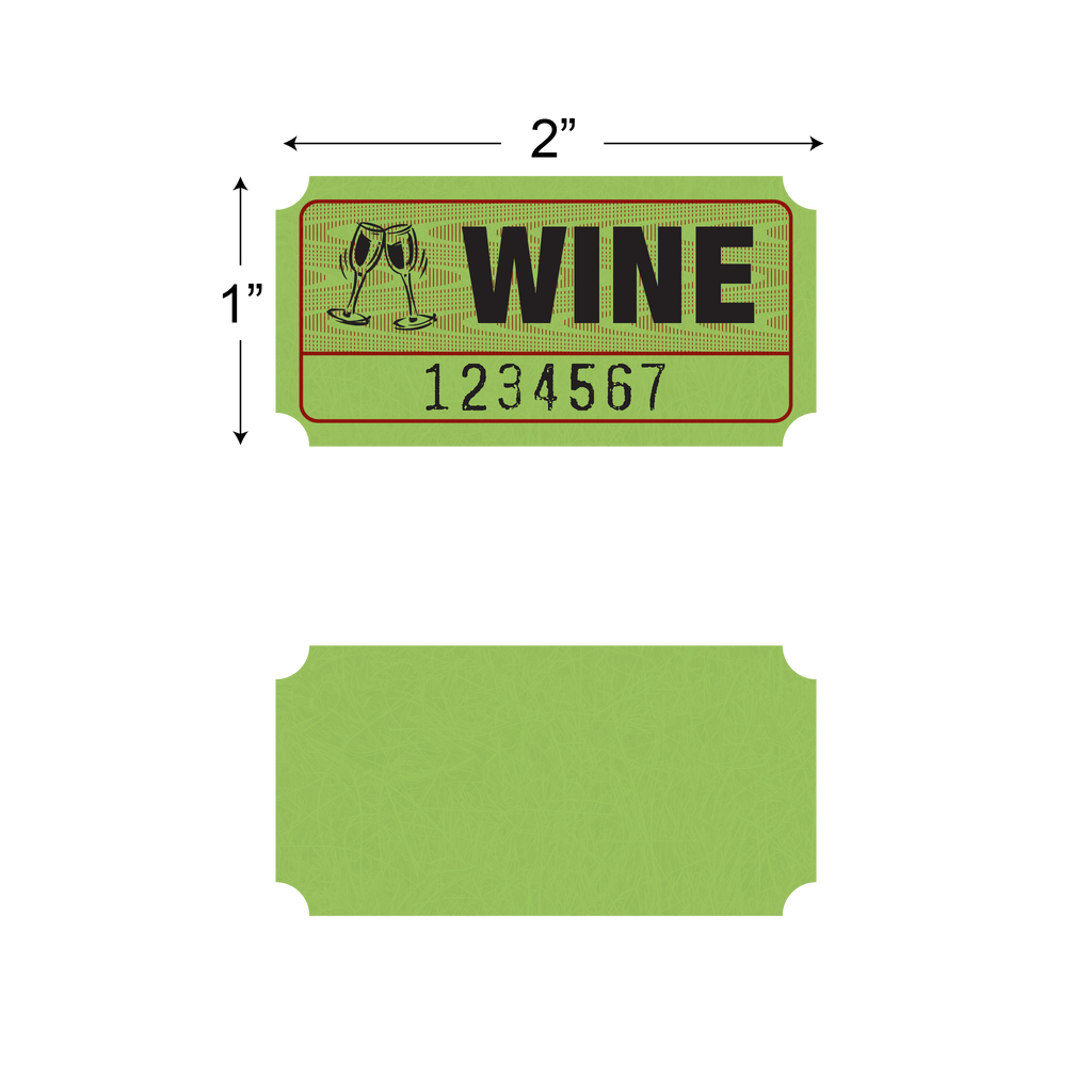 Roll Tickets - Wine (1,000/roll)