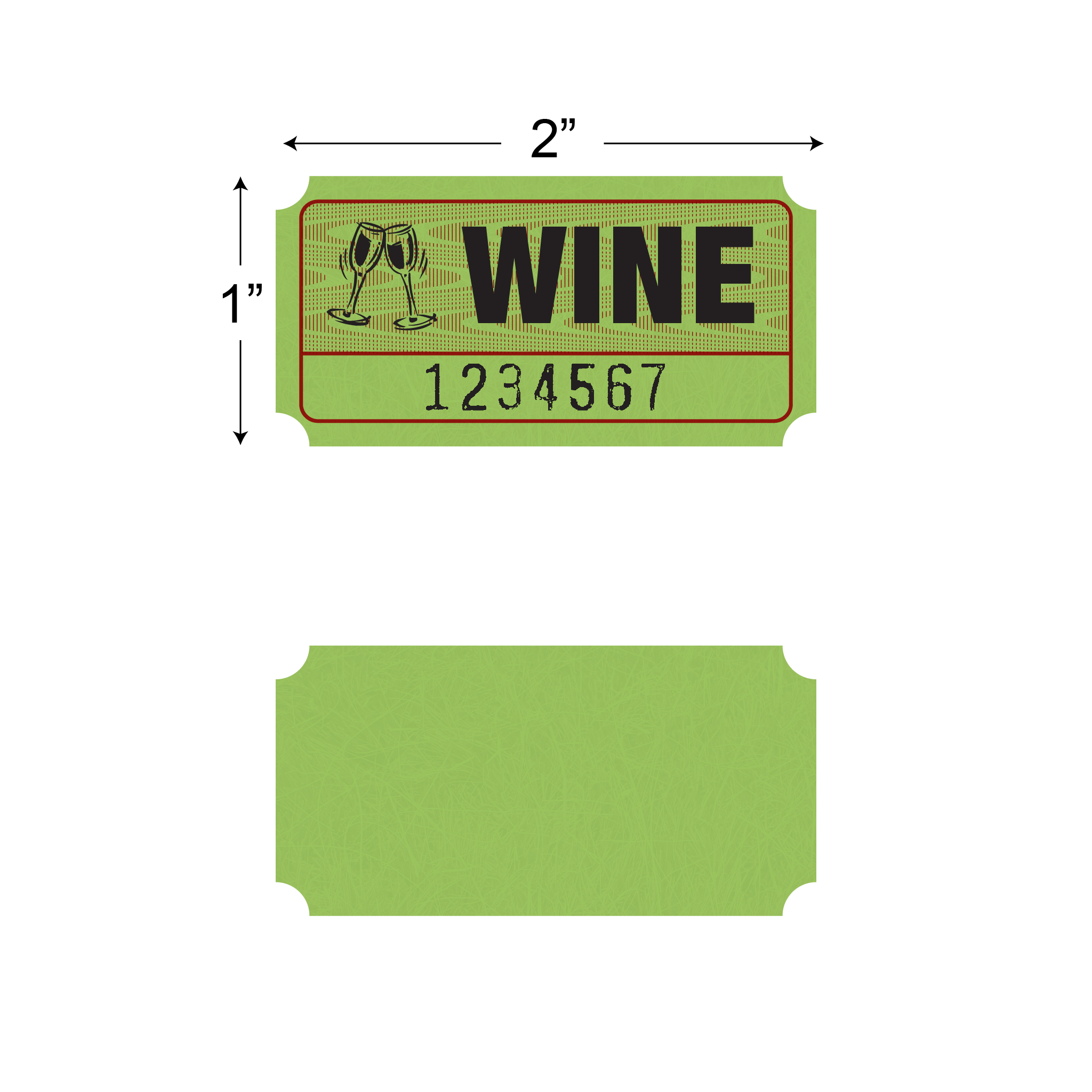 Roll Tickets - Wine (1,000/roll)
