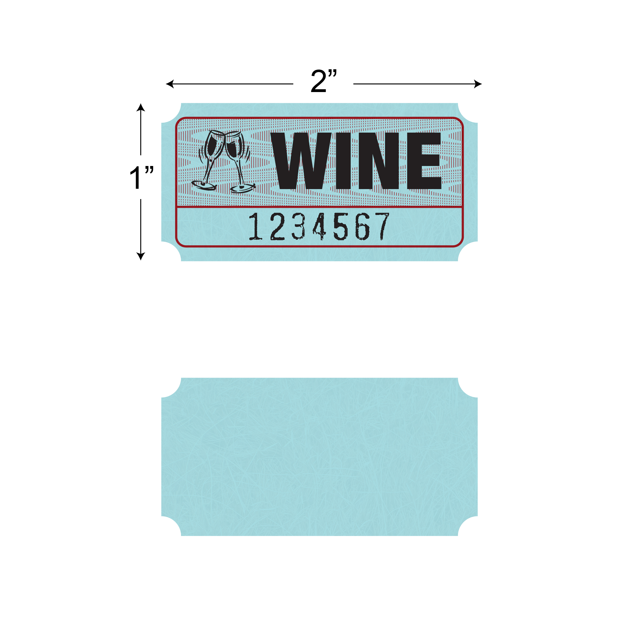 Roll Tickets - Wine (1,000/roll)