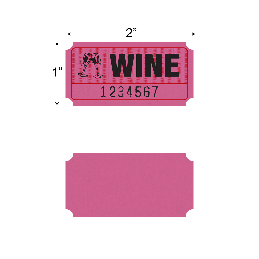 Roll Tickets - Wine (1,000/roll)