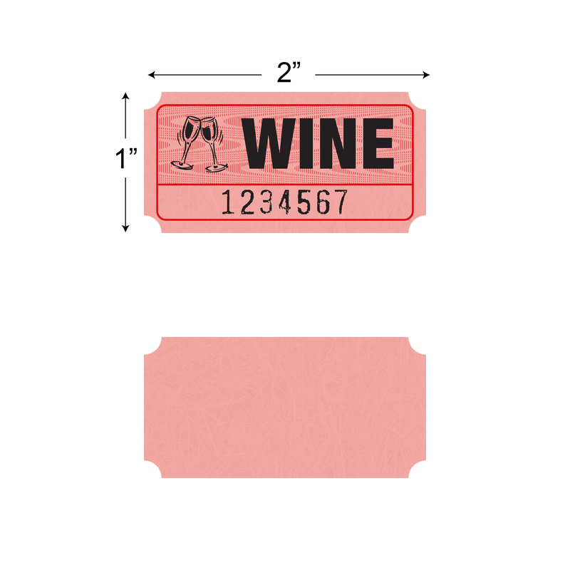 Wine Roll Tickets (1,000/roll)