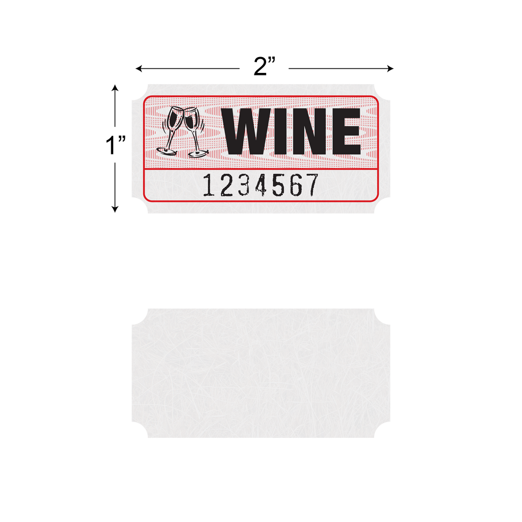 Roll Tickets - Wine (1,000/roll)
